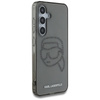 Karl Lagerfeld Rhinestones Karl Head Logo - Etui Samsung Galaxy S25 (czarny) (KLHCS25SHKHDCELK)