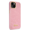 Guess Croco Collection - Etui iPhone 14 Plus (różowy) (GUHCP14MHGCRHP)