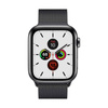 Crong Milano Steel - Pasek ze stali nierdzewnej do Apple Watch 44/45/46/49 mm (czarny) (CRG-44MST-BLK)