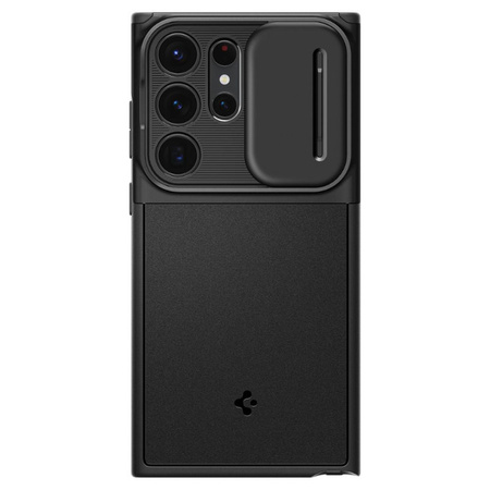 Spigen Optik Armor - Etui do Samsung Galaxy S23 Ultra (Czarny) (ACS05639)