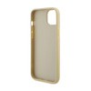 Guess 4G Strass Metal Logo - Etui iPhone 15 (złoty) (GUHCP15SPS4DGPD)