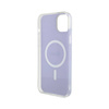 Guess IML Iridescent MagSafe - Etui iPhone 15 (fioletowy) (GUHMP15SHITSU)