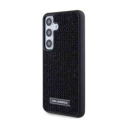 Karl Lagerfeld Rhinestone Metal Logo - Etui Samsung Galaxy S24+ (czarny) (KLHCS24MHDSPRK)
