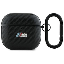 BMW PU Carbon M Collection - Etui AirPods 4 (czarny) (BMA4CMPUCA)
