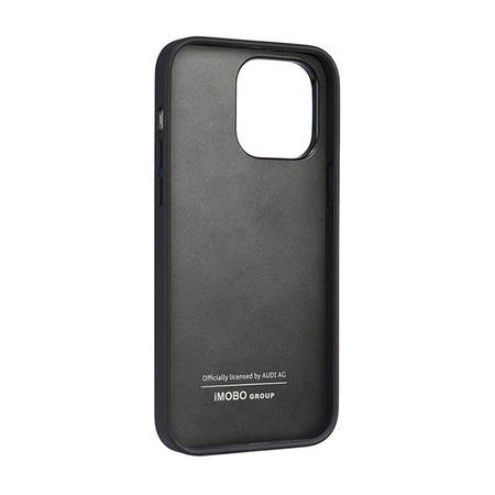 Audi Synthetic Leather - Etui iPhone 14 Pro Max (Czarny) (AU-TPUPCIP14PM-TT/D1-BK)