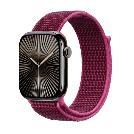 Crong Nylon - Pasek sportowy do Apple Watch 38/40/41/42 mm (Magenta Fusion) (CRG40NLBDFR)