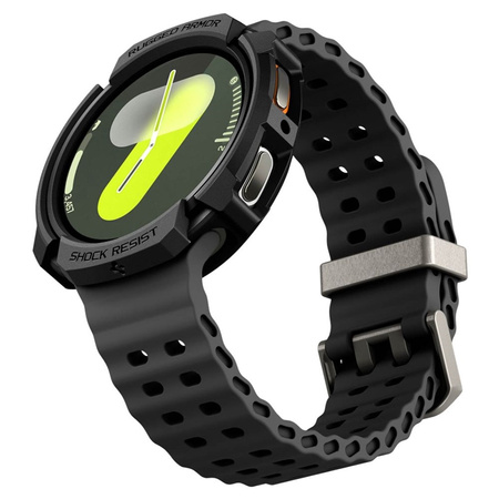 Spigen Rugged Armor - Obudowa do Samsung Galaxy Watch 8 44 mm (Matte Black) (ACS10006)