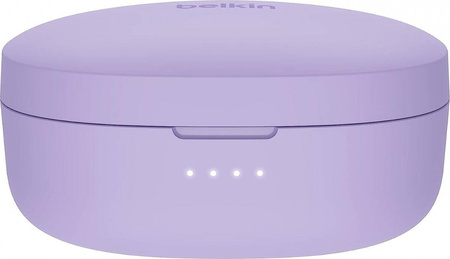 Belkin SOUNDFORM BoltTrue Wireless Earbuds - Lavender Słuchawki bezprzewodowe (AUC009BTLV)