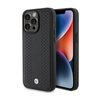 BMW Leather Diamond Pattern - Etui iPhone 15 Pro Max (czarny) (BMHCP15X22RFGK)