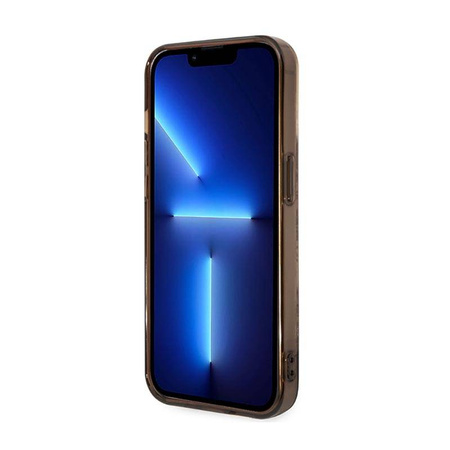 Guess Porcelain Collection - Etui iPhone 14 Pro (ochre) (GUHCP14LHGPLHC)