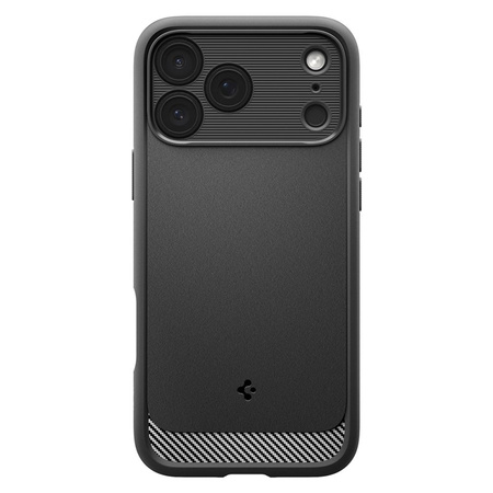 Spigen Rugged Armor Mag MagSafe - Etui do iPhone 17 Pro (Matte Black) (ACS10329)