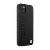 BMW Leather Hot Stamp – Etui iPhone 14 Plus (Czarny) (BMHCP14MSLLBK)