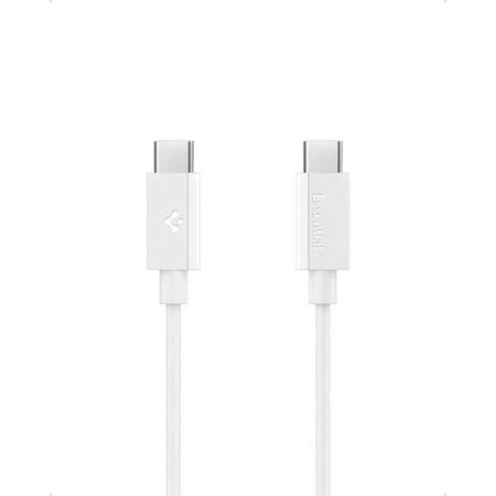 Spigen EB6010CC Essential - Kabel USB-C do USB-C PD 60W 1m (Biały) (ACA08717)