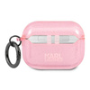 Karl Lagerfeld Karl Head Glitter - Etui Airpods Pro (różowy) (KLAPUKHGP)