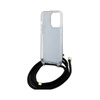 Guess Crossbody Cord 4G Print - Etui iPhone 15 Pro (czarny) (GUHCP15LHC4SEK)