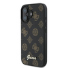 Guess Peony Script MagSafe - Etui iPhone 16 Plus (czarny) (GUHMP16MPGPYSK)
