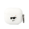 Karl Lagerfeld Silicone NFT Choupette Head 3D - Etui AirPods 3 (biały) (KLA3RUNCHH)