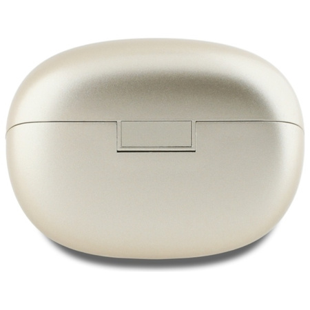 Guess Capsule Printed Logo - Słuchawki Bluetooth TWS ANC & ENC + etui ładujące (złoty) (GUTWST88MCTGD)