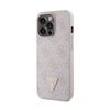 Guess Crossbody 4G Metal Logo - Etui iPhone 13 Pro (różowy) (GUHCP13LP4TDSCPP)