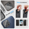Spigen Optik.TR Camera Protector - Szkło ochronne na obiektyw do iPhone 15 Pro / 15 Pro Max / iPhone 14 Pro / 14 Pro Max (2 szt) (Przezroczysty) (AGL05761)
