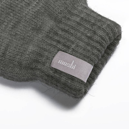 Moshi Digits Touchscreen Gloves - Rękawiczki dotykowe do smartfona (L) (Dark Gray) (99MO065031)