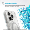 Speck Presidio Perfect-Clear Grip ClickLock & MagSafe - Etui iPhone 16 Pro (Clear / Chrome Finish / Serene Silver) (150704-3199)