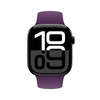 Crong Liquid - Pasek do Apple Watch 38/40/41/42 mm (śliwkowy) (CRG40LQBPLM)