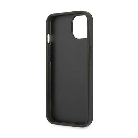 Guess Saffiano Triangle Logo Case – Etui iPhone 14 Plus (czarny) (GUHCP14MPSATLK)