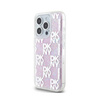 DKNY Liquid Glitter Multilogo - Etui iPhone 15 Pro (różowy) (DKHCP15LLCPEPP)