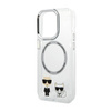 Karl Lagerfeld Karl & Choupette Aluminium MagSafe - Etui iPhone 14 Pro Max (przezroczysty) (KLHMP14XHKCT)