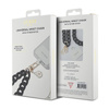 Guess Universal Big Hand Strap Acrylic 4G Charm - Uniwersalny pasek do telefonu (Czarny) (GUOUCBMC4MK)