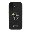 Guess Fixed Glitter Big 4G - Etui iPhone 16 (czarny) (GUHCP16SHG4SGK)