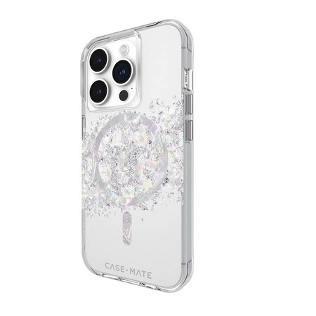 Case-Mate Karat MagSafe - Etui iPhone 15 Pro zdobione masą perłową (A Touch of Pearl) (CM051478)