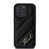 Karl Lagerfeld Quilted Signature - Etui iPhone 16 Pro (czarny) (KLHCP16LPQDSMGK)