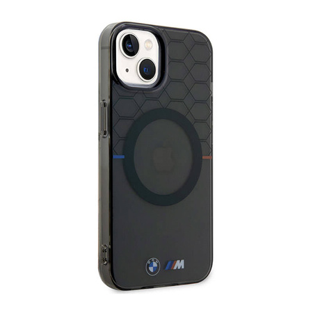 BMW Pattern MagSafe - Etui iPhone 14 (Szary) (BMHMP14SHGPK)