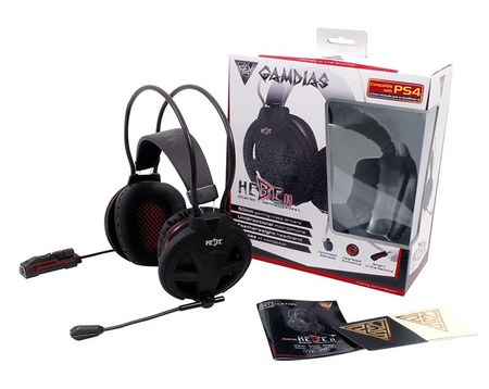 Gamdias Hebe V2 - Słuchawki stereofoniczne dla graczy z mikrofonem (PC-PS4) (GHS3300)