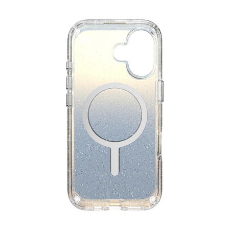 Speck Presidio Lux MagSafe - Etui iPhone 17 (Hyper Mirror Glitter / Silver Metallic) (151013-3274)
