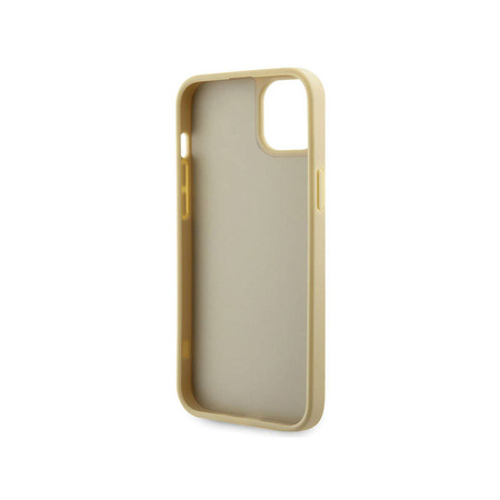 Guess Rhinestone Triangle - Etui iPhone 14 (złoty) (GUHCP14SHDGTPD)