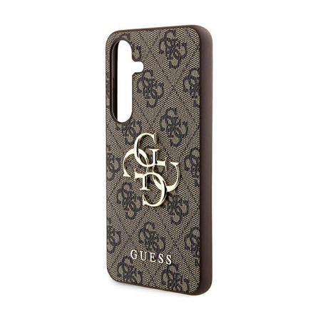 Guess 4G Big Metal Logo - Etui Samsung Galaxy A55 5G (brązowy) (GUHCSA554GMGBR)