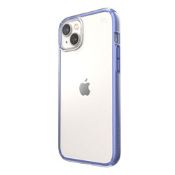 Speck Presidio Perfect-Clear with Impact Geometry - Etui iPhone 15 Plus / 14 Plus z powłoką MICROBAN (Clear / Grounded Purple) (150124-9862)