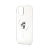 Karl Lagerfeld Karl & Choupette Glitter Magsafe - Etui iPhone 15 Plus (przezroczysty) (KLHMP15MHGKCNOT)