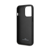 BMW Leather Diamond Pattern - Etui iPhone 14 Pro (Czarny) (BMHCP14L22RFGK)