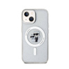 Karl Lagerfeld Karl & Choupette Glitter Magsafe - Etui iPhone 15 Plus (przezroczysty) (KLHMP15MHGKCNOT)