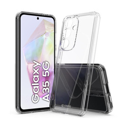 Crong Crystal Shield Cover - Etui Samsung Galaxy A35 5G (przezroczysty) (CRGCSHCSGA35TRS)