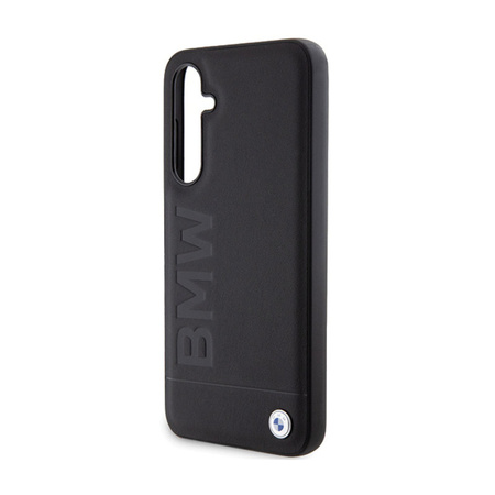 BMW Leather Hot Stamp - Etui Samsung Galaxy S23 FE (czarny) (BMHCS23FESLLBK)