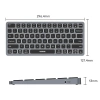 Unitek Klawiatura 9w1, hub USB, HDMI 4K, PD 100W - czarny (D1092A)