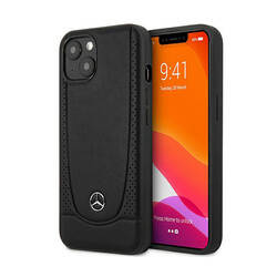 Mercedes Leather Urban Line - Etui iPhone 15 Plus (czarny) (MEHCP15MARMBK)