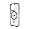 Karl Lagerfeld IML Choupette Head MagSafe - Etui iPhone 15 Pro Max (przezroczysty) (KLHMP15XHCHNOTK)