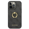 Guess 4G Ring Case - Etui iPhone 13 Pro (szary) (GUHCP13L4GMRGR)