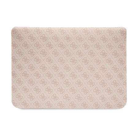 Guess 4G Stripe Metal Logo Computer Sleeve - Etui na notebooka 14" (Różowy) (GUCS14PS4SGP)